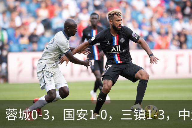 蓉城0-3，国安1-0，三镇1-3，中超最新排名出炉！蓉城夺冠再延期